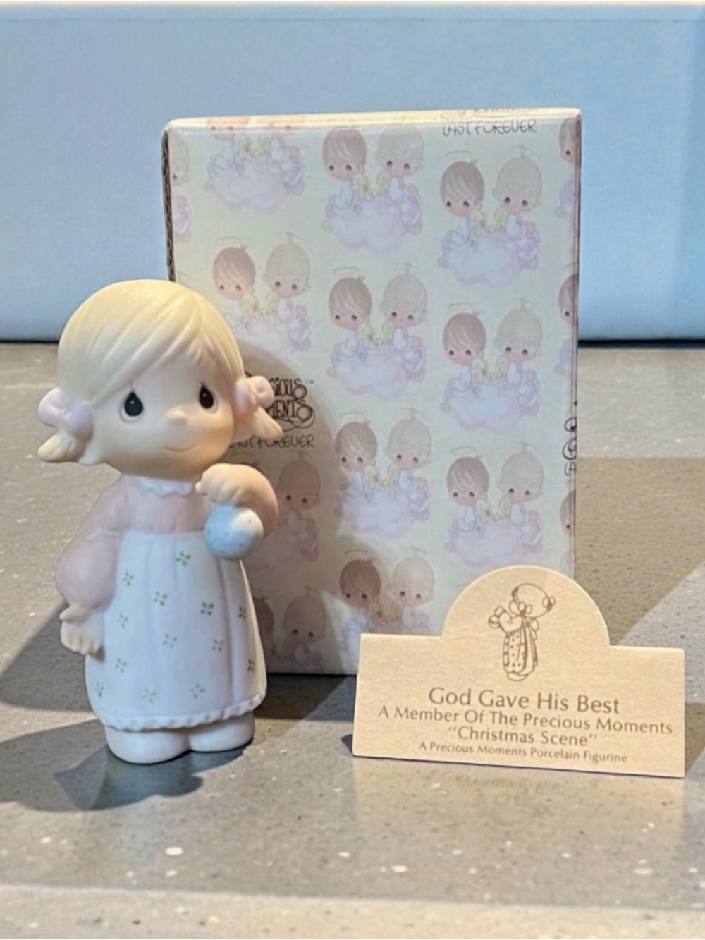 Vintage Precious Moments Samuel J. Batcher 1985 God Gave His Best